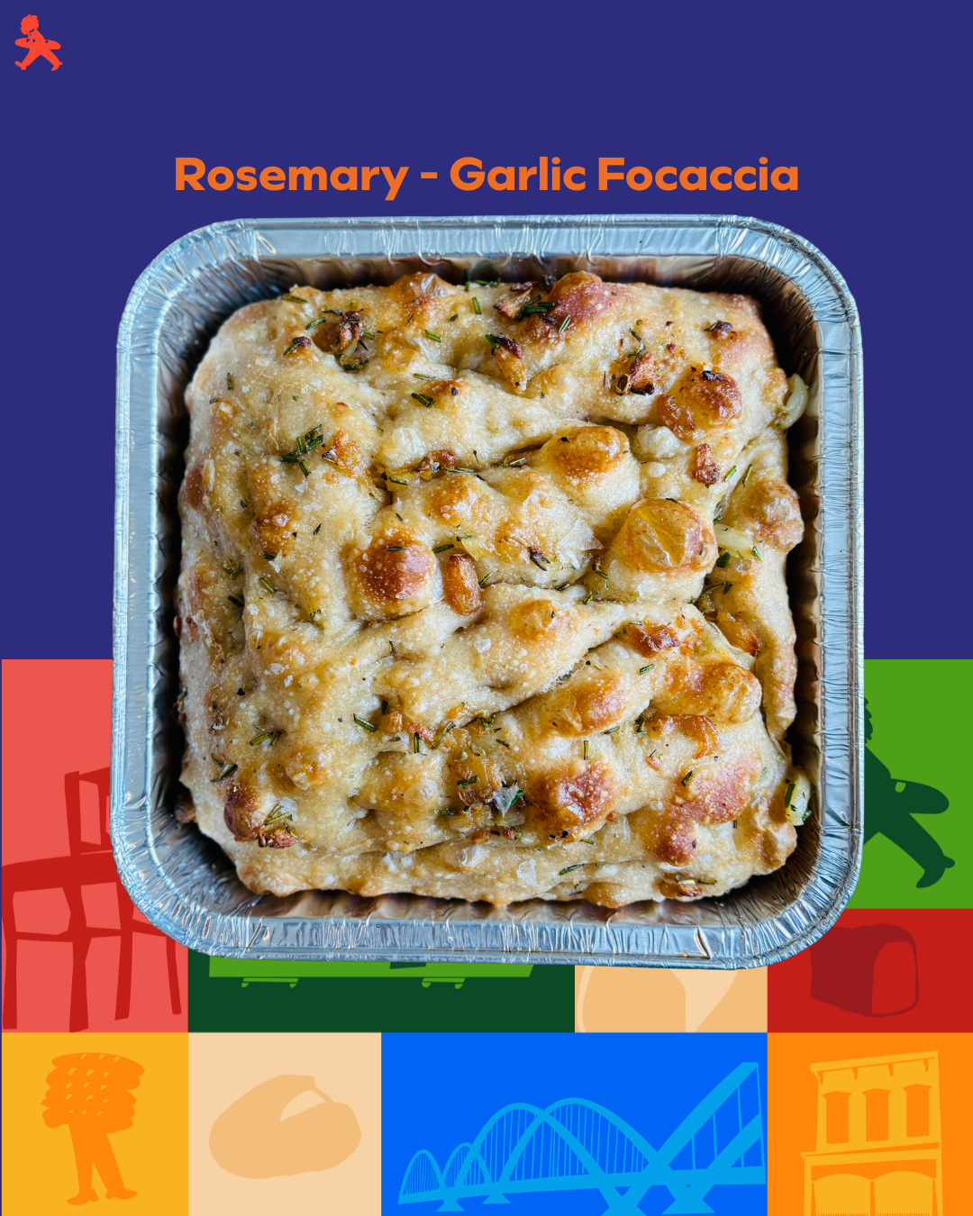 Focaccia - Rosemary Garlic