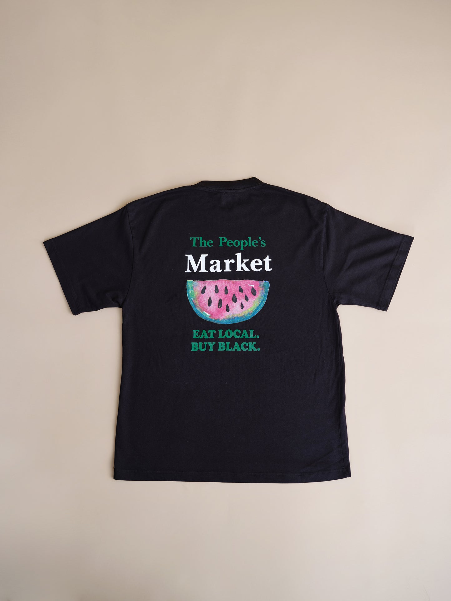 Eat Local Buy Black - BLACK Watermelon -  Premium Tee