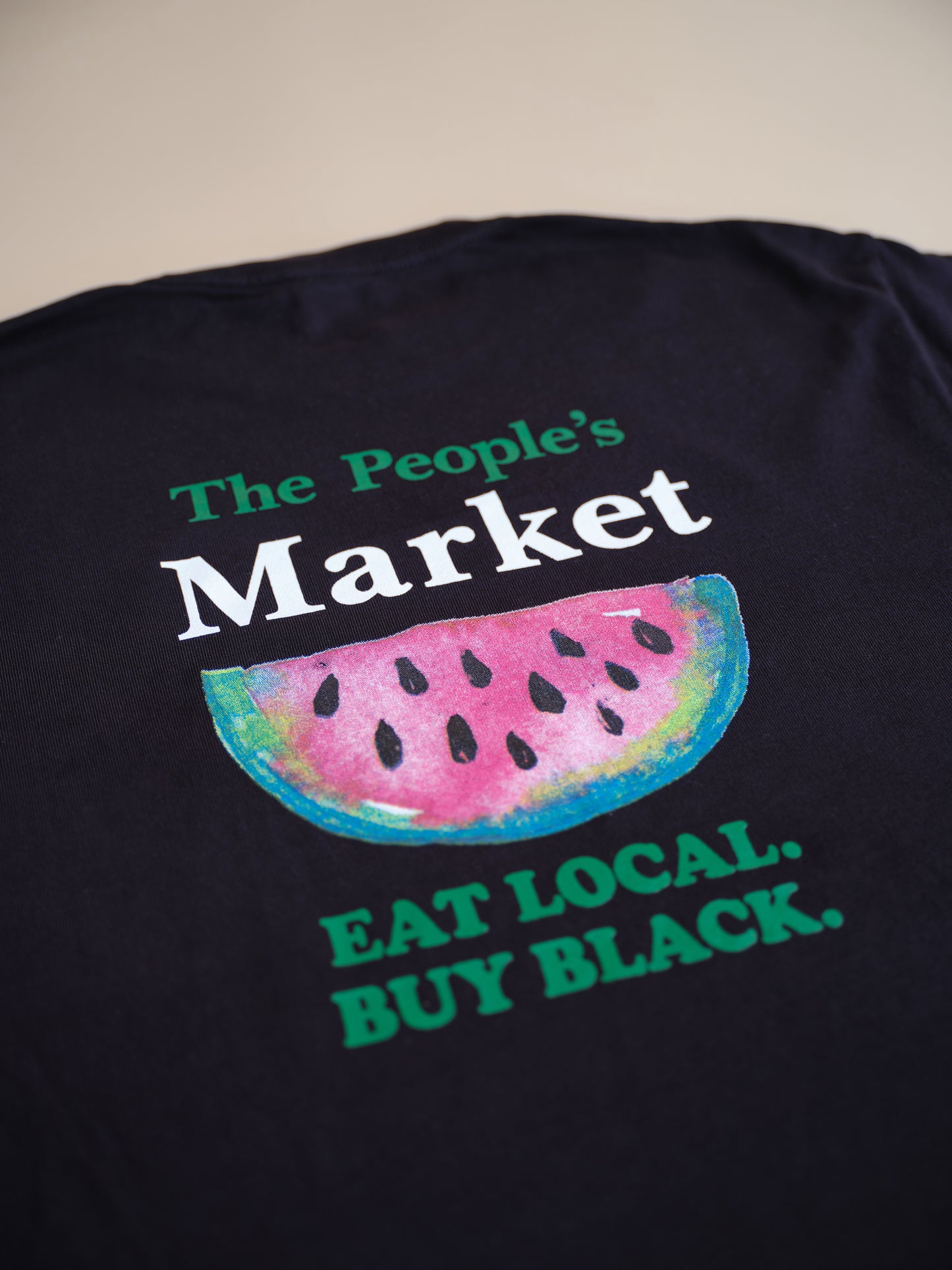 Eat Local Buy Black - BLACK Watermelon -  Premium Tee